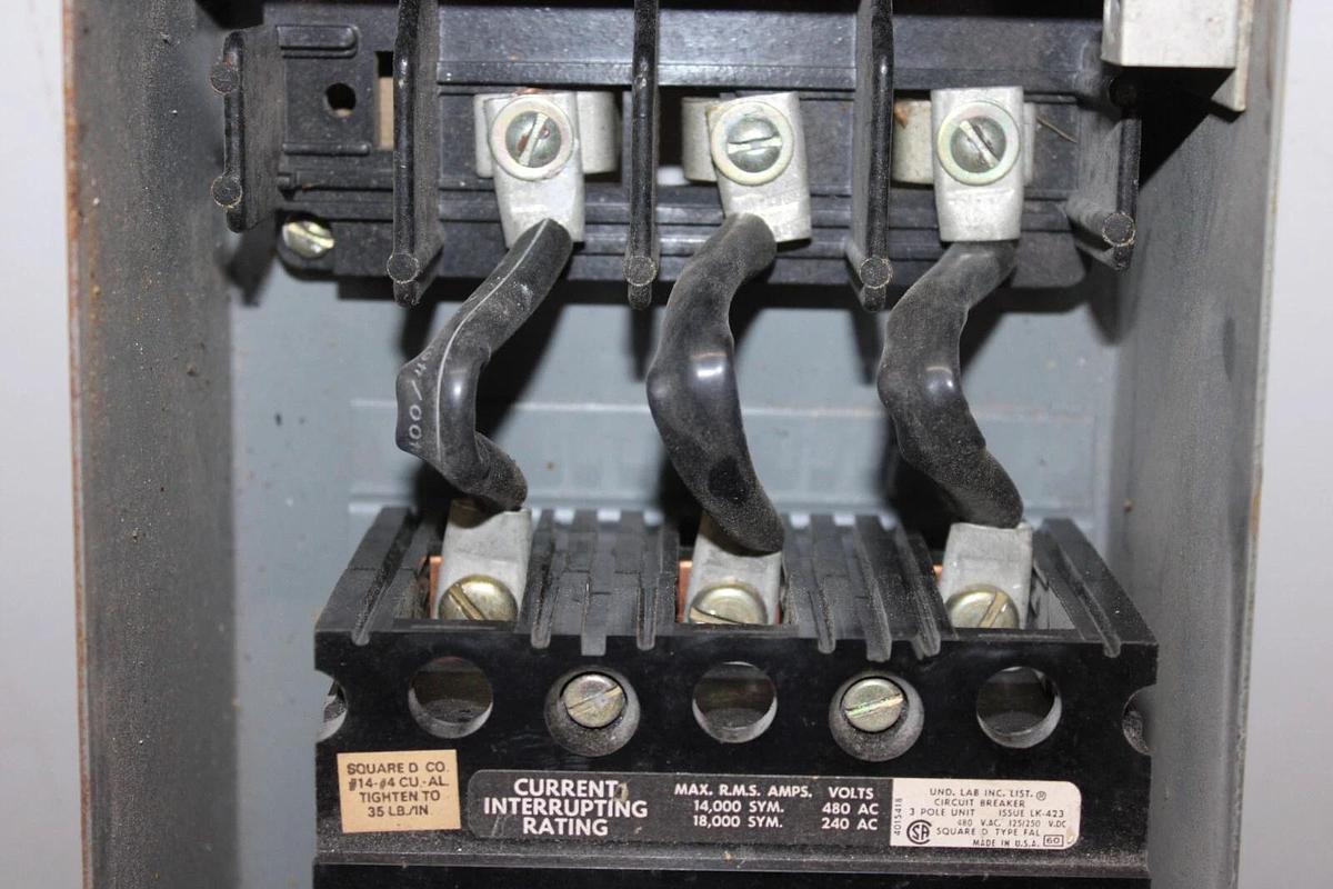 Used SQUARE D BUSSPLUG UNIT PI-50-FA 30 AMP 3-POLE 480 VAC **WARRANTY INCLUDED**