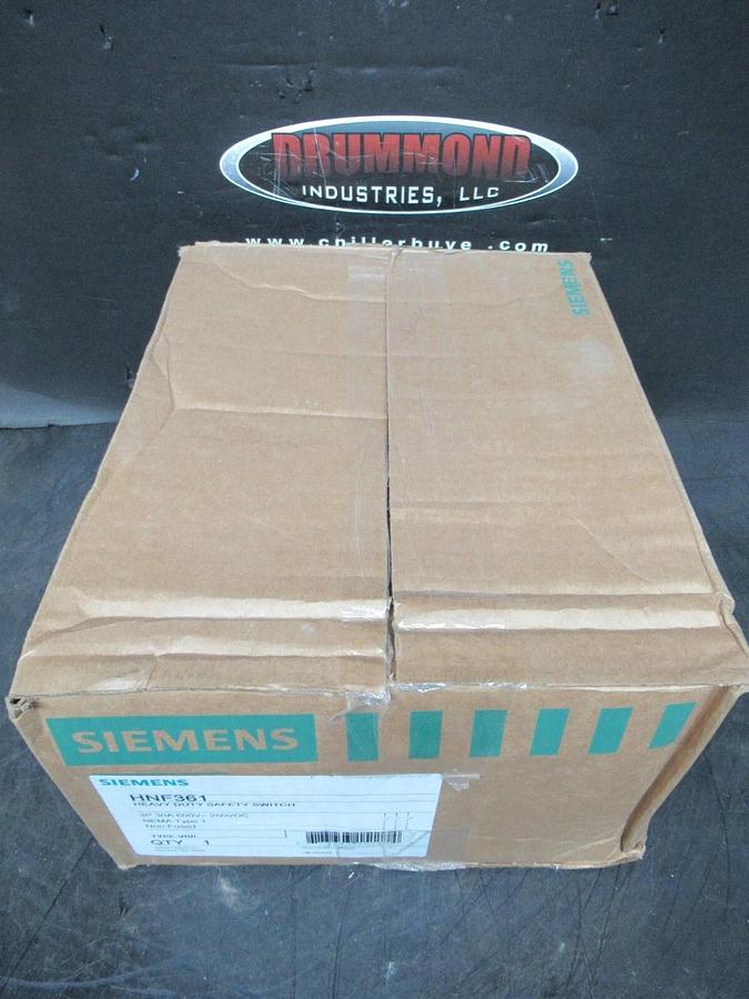 NEW IN BOX SIEMENS HEAVY DUTY FUSIBLE SAFETY SWITCH HNF361 600 VAC 30 AMP