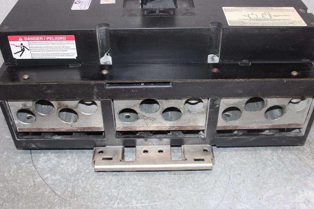 Used SQUARE D POWERPACT I-LINE CIRCUIT BREAKER HJA36100 100 AMP 600 VAC 3-POLE