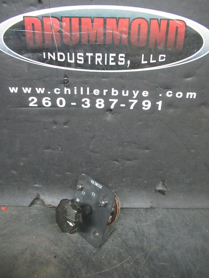 Used ELECTROSWITCH SERIES 31 CONTROL SWITCH 3104C 3-PHASE 125-600 VAC 10-3 AMP