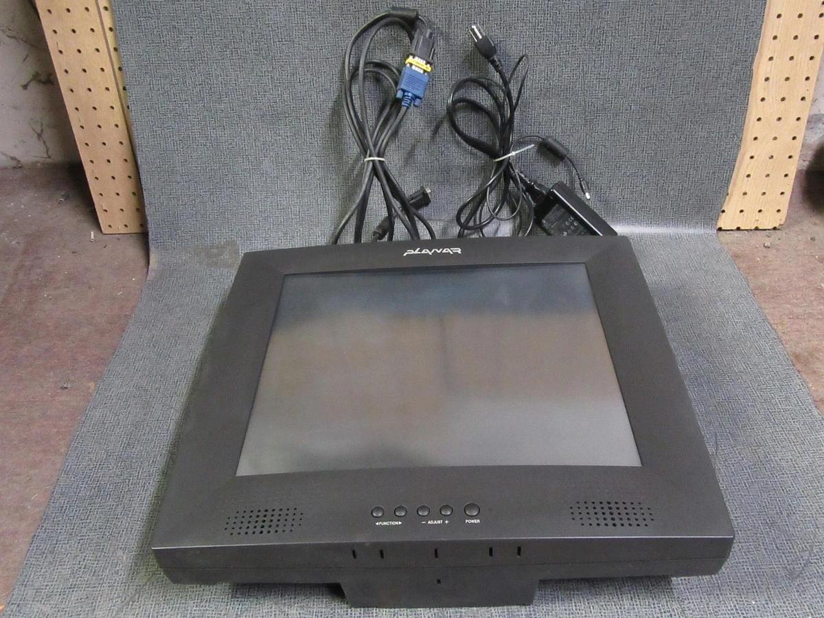 Used PLANAR 17.4IN LCD MONITOR RESISTIVE TOUCH SCREEN 996-0483-00 **WARRANTY**
