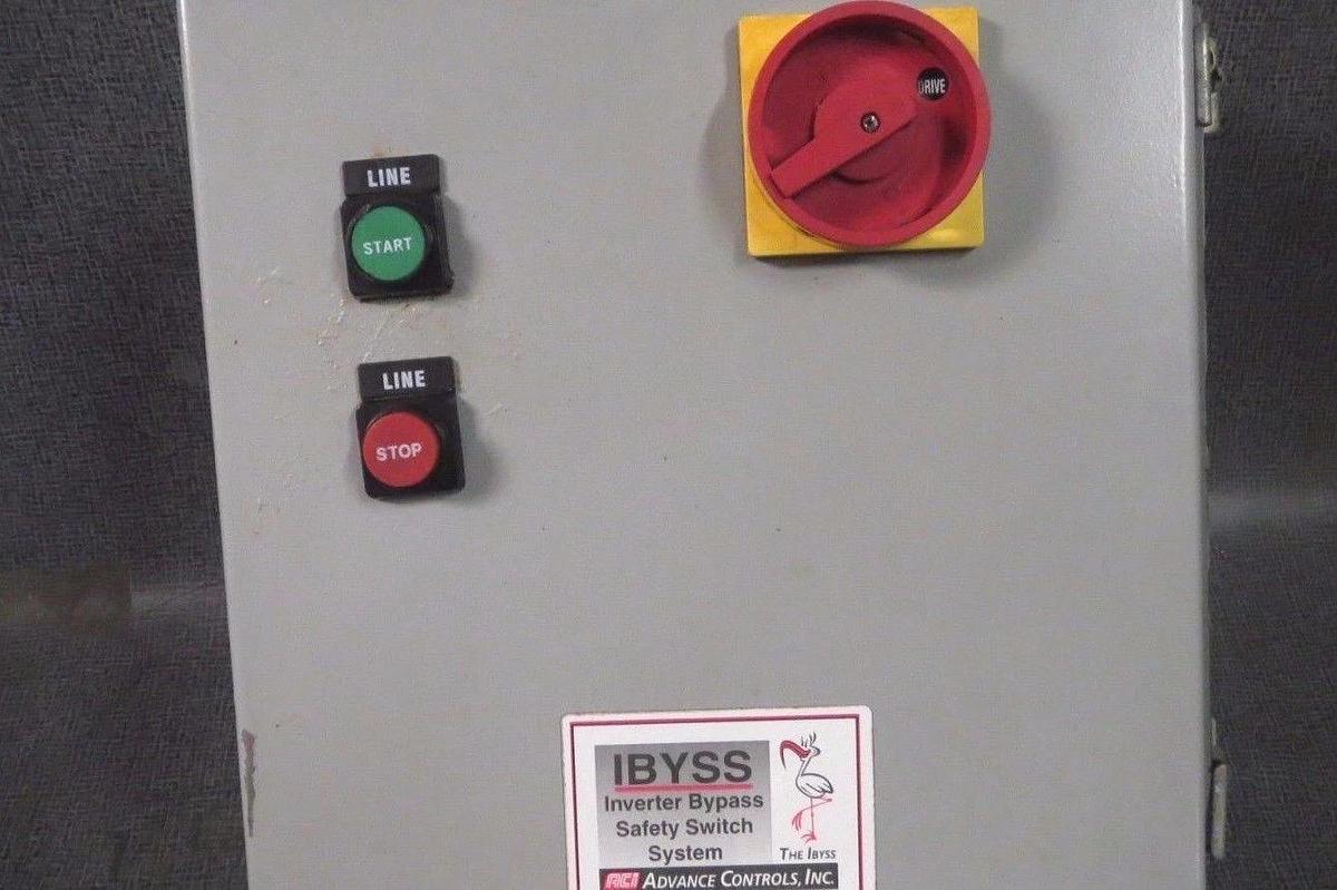 Used ADVANCED CONTROLS VARIABLE FREQUENCY BYPASS 20 HP 480V IBYSS AC03284080-480T12