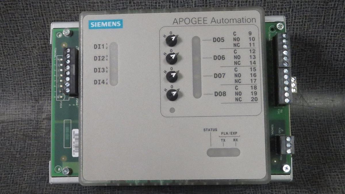 Used SIEMENS APOGEE DIGITAL POINT EXPANSION 4DI / 4DO MODEL: 549-213