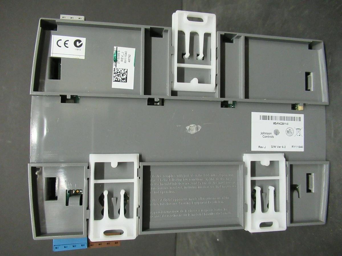 Used JOHNSON CONTROLS ADVANCED FIELD EQUIPMENT CONTROLLERS MS-FAC2611-0 REV. J