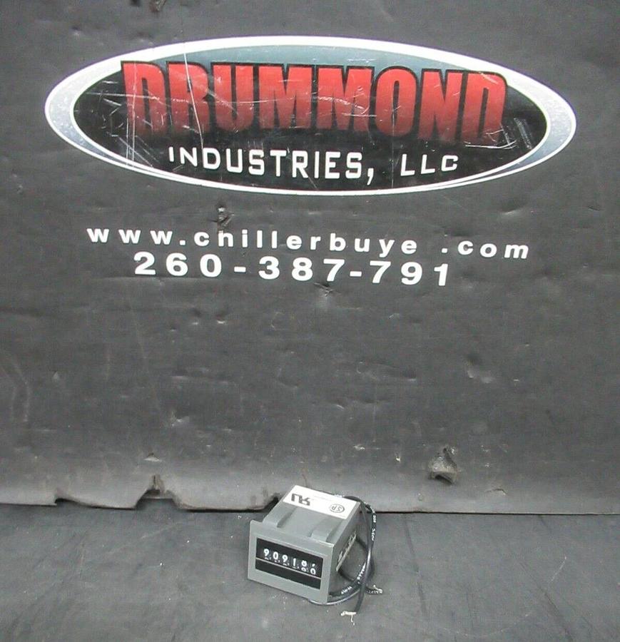Used REDINGTON ELAPSED TIME INDICATOR SR26-4816 115 VAC 3.5 VA **WARRANTY INCLUDED**