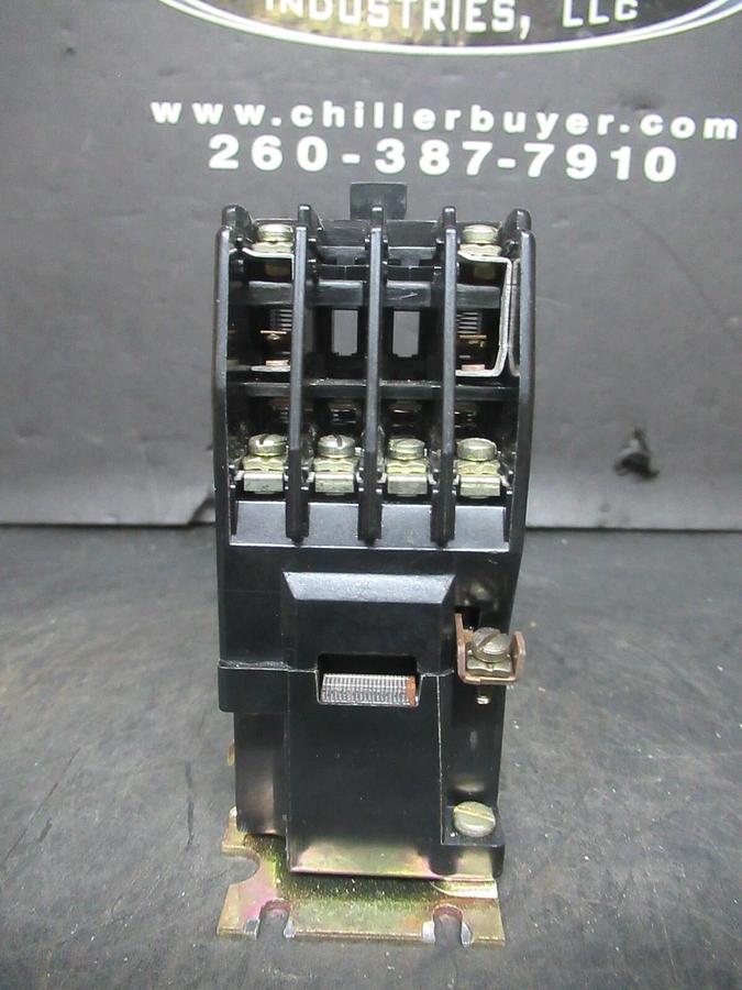 Used WESTINGHOUSE INDUSTRIAL CONTROL RELAY BF60F MODEL E 6-POLE 60 AMP 120 VAC