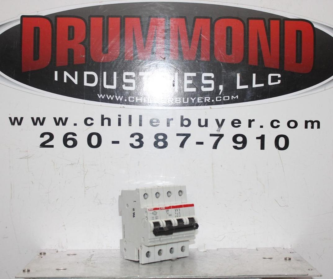 Used ABB CIRCUIT BREAKER 4-POLE 400 VAC **WARRANTY INCLUDED**
