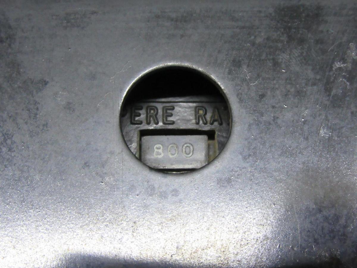Used SQUARE D CIRCUIT BREAKER MA3800F 800 AMP 3-POLE 600 VAC W/ FACE COVER