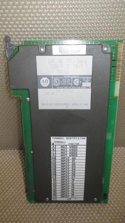 Used ALLEN BRADLEY 120 V AC/DC INPUT MODULE 1771-IAD B **WARRANTY INCLUDED**