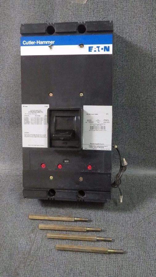 Used 800 AMP CUTLER HAMMER BREAKER MS360800A 600V W/ 120 VAC SHUNT TRIP **WARRANTY!**