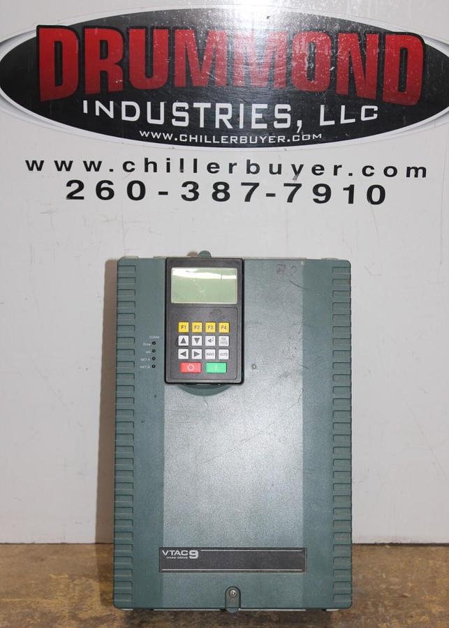 Used ROCKWELL VTAC9 VARIABLE SPEED DRIVE 9VT401-027HTAN 480V 3-PHASE 20HP 24.5 AMP