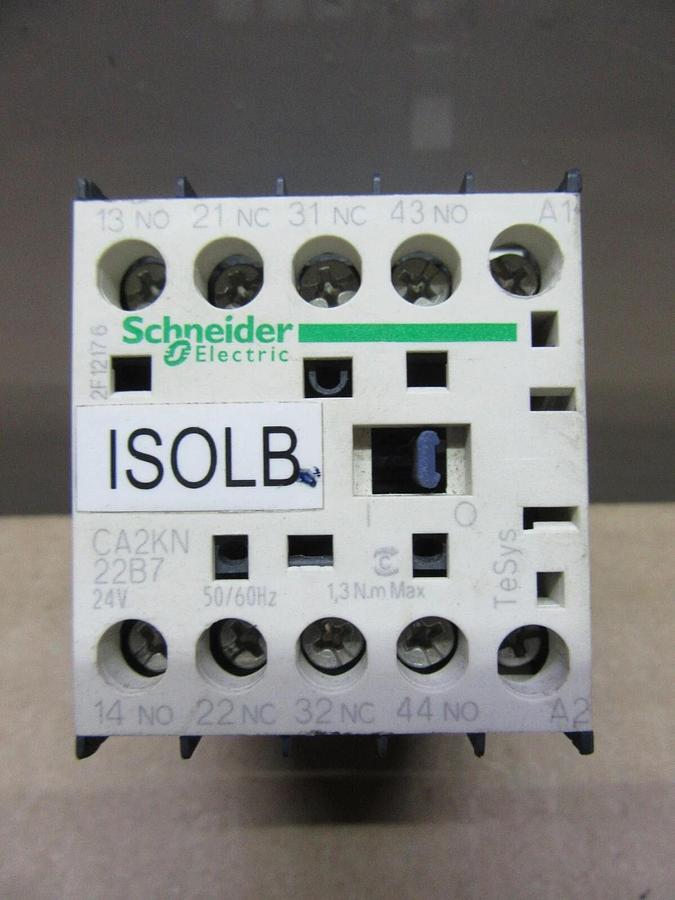 Used LOT OF 3 TELEMECANIQUE RELAY CA2KN-22B7 600 VOLT 10 AMP **WARRANTY**