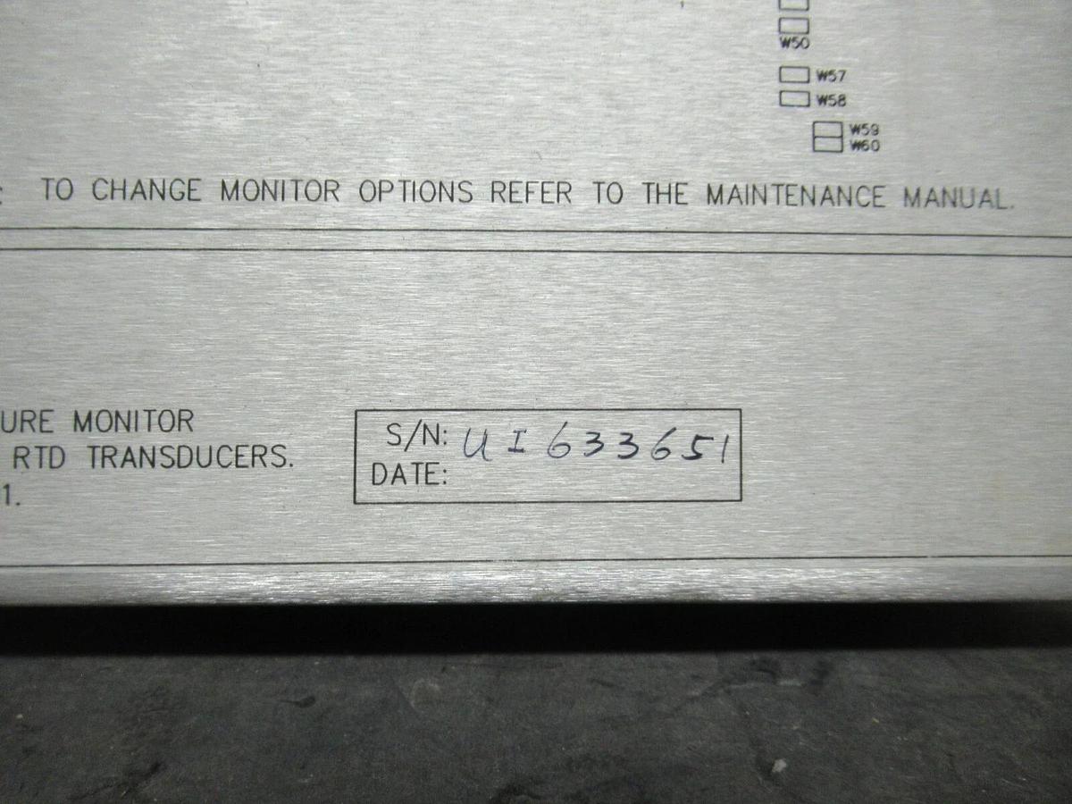 Used BENTLY NEVADA 6 CHANNEL TEMP. MONITOR 81228-01 REV. C