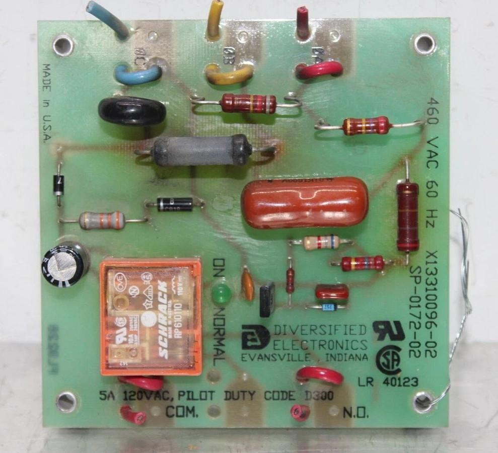 Used DIVERSIFIED ELECTRONICS IGNITION CIRCUIT BOARD X13310096-002 SP-0172-02