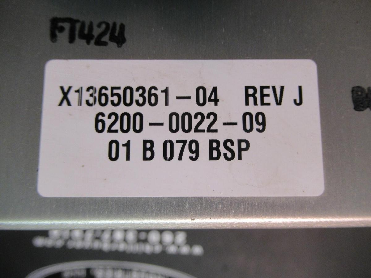 Used TRANE CONTROL MODULE MODEL: X13650361-04 REV J SOFTWARE 6200-0022-09 BOARD