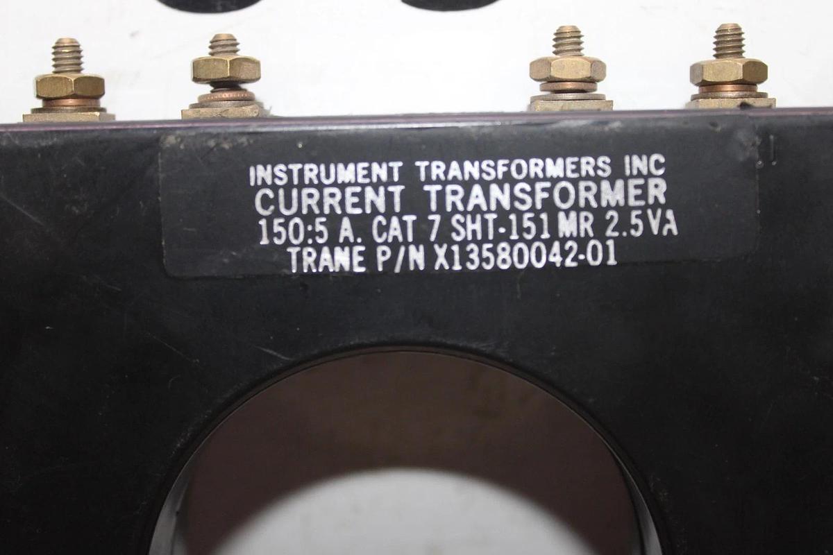 Used INSTRUMENT CURRENT TRANSFORMER X13580042-01 7-SHT-151 150:5 2.5VA **WARRANTY**