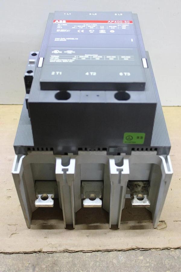 Used ABB CONTACTOR AF400-30 550 AMP 600 VAC 400 HP 3-PHASE COIL: 100-250 VOLT