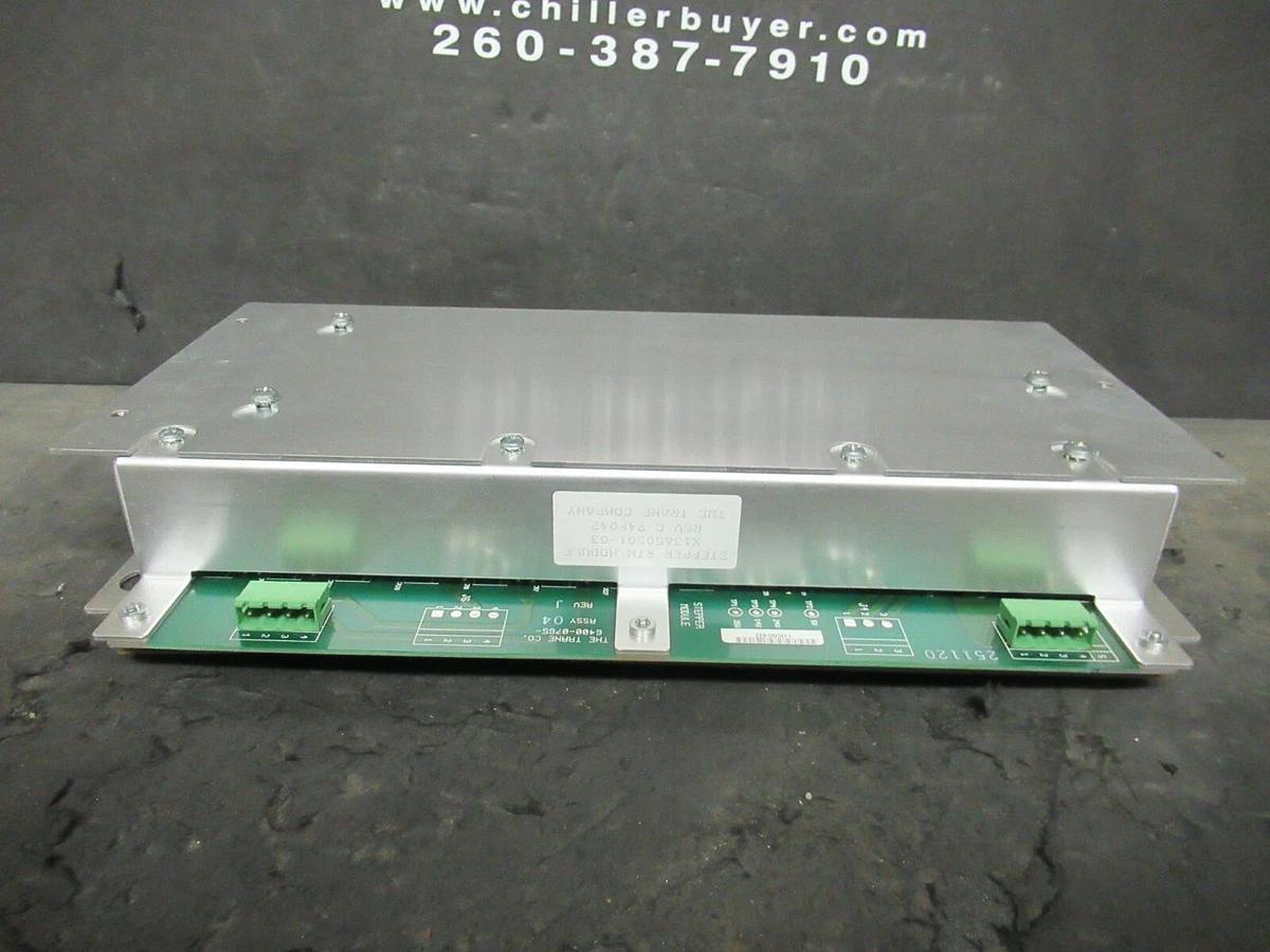 Used TRANE CHILLER STEPPER RTH MODULE X13650501-03 REV C 6400-0765 REV J ASSY 04