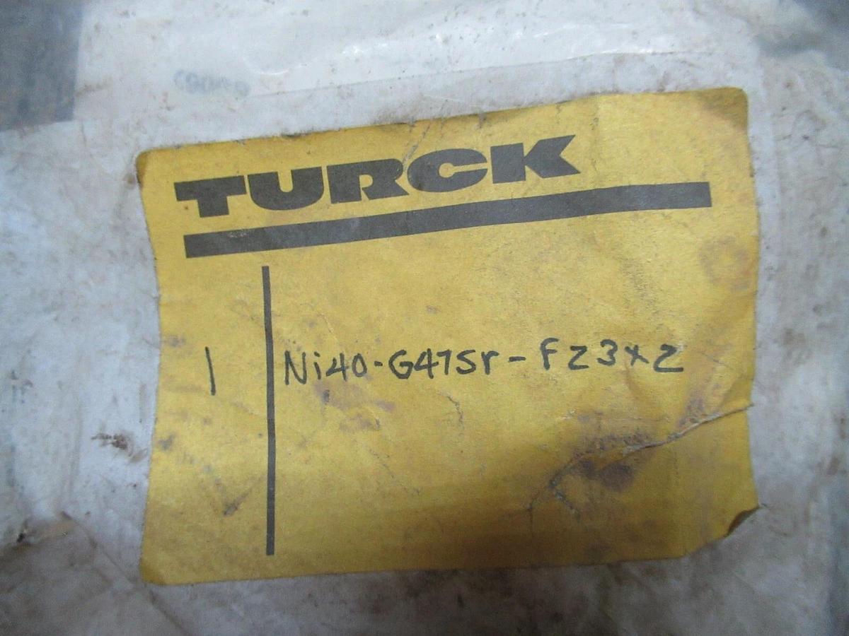 TURCK PROXIMITY SWITCH NI40-G47SR-FZ3X2 250 VAC 500 mA 40MM