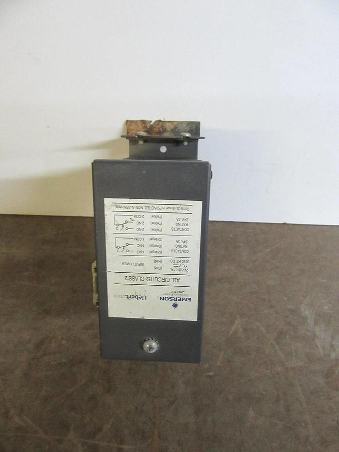 Used LIEBERT LIQUI-TECT POINT SENSOR LT410 24 VAC 0.1 AMP 3 VA TYPE 1 ENCLOSURE