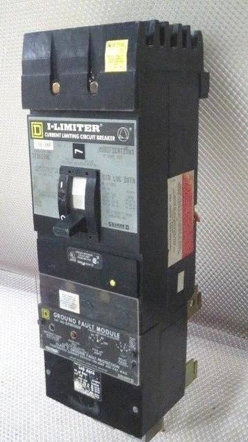 Used SQUARE D I LINE I-LIMITER BREAKER IF36100G 100 AMP 600 V GFM100IF GROUND FAULT
