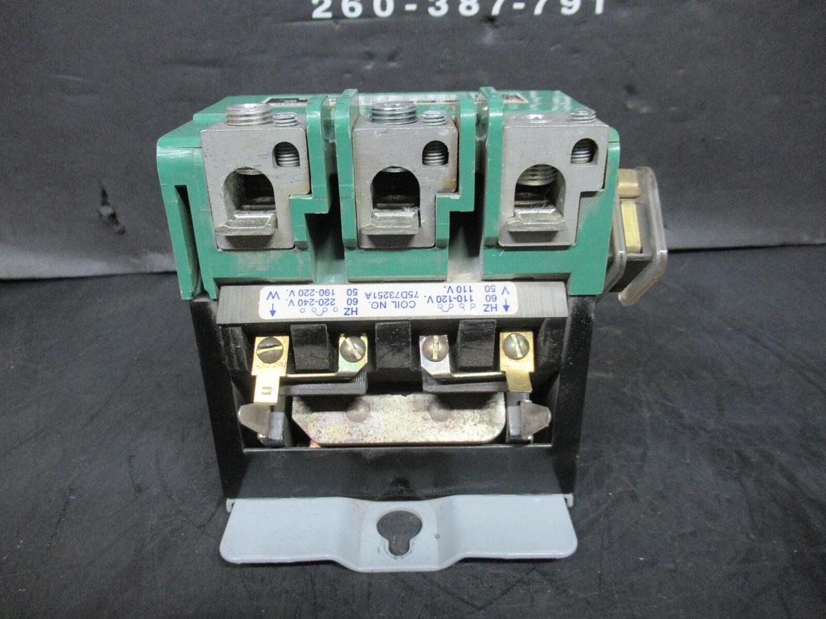 Used FURNAS CONTACTOR 42HF32AA262GK SER. B 600V 120 AMP COIL: 110/120 OR 220/240 VOLT