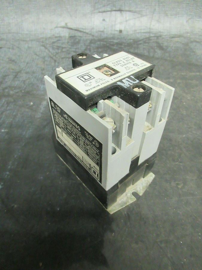 Used 20 AMP SQUARE D TYPE X RELAY 8501-XO-40 12 POLE **WARRANTY INCLUDED**