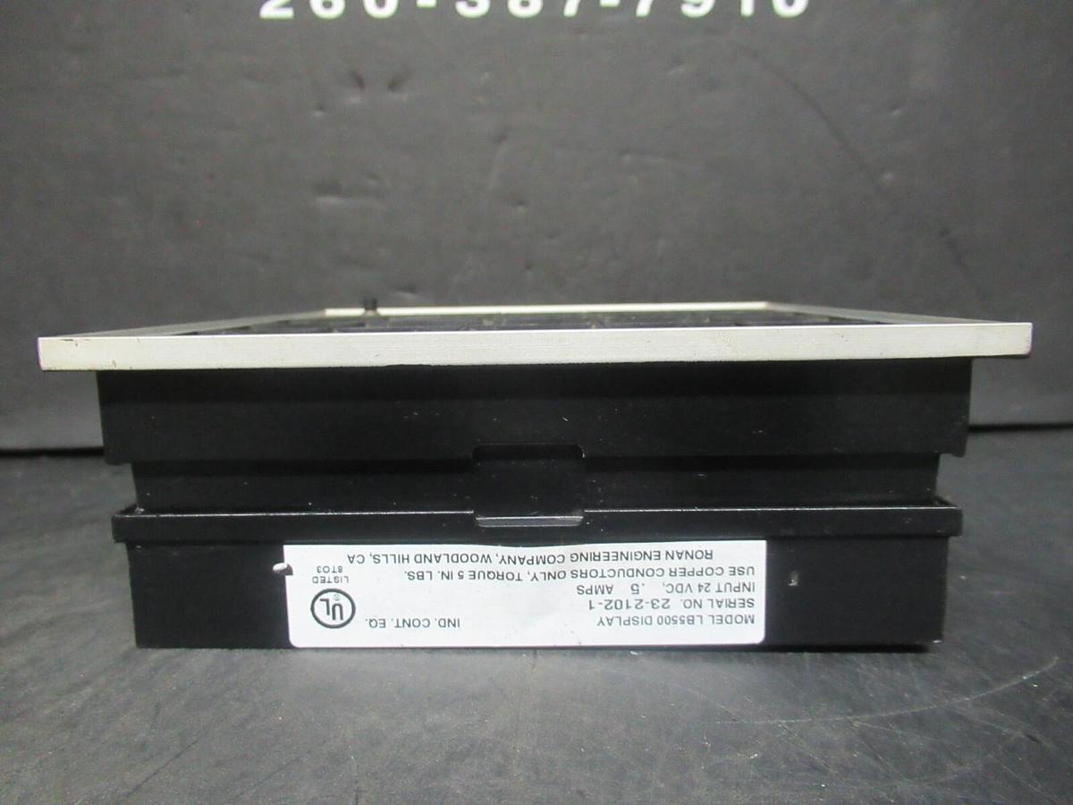 Used RONAN ENGINEERING DISPLAY LB5500 ANNUNCIATOR FAULT LOCATOR 24 VDC 0.5 AMP