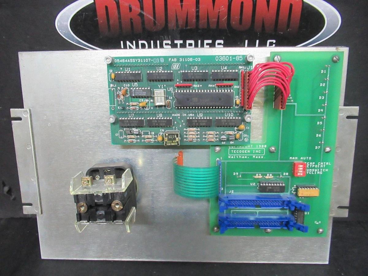 Used TECOGEN INC CHILLER MONITOR 05464-ASSY-31107-03 03601-85 31106-03 **WARRANTY**