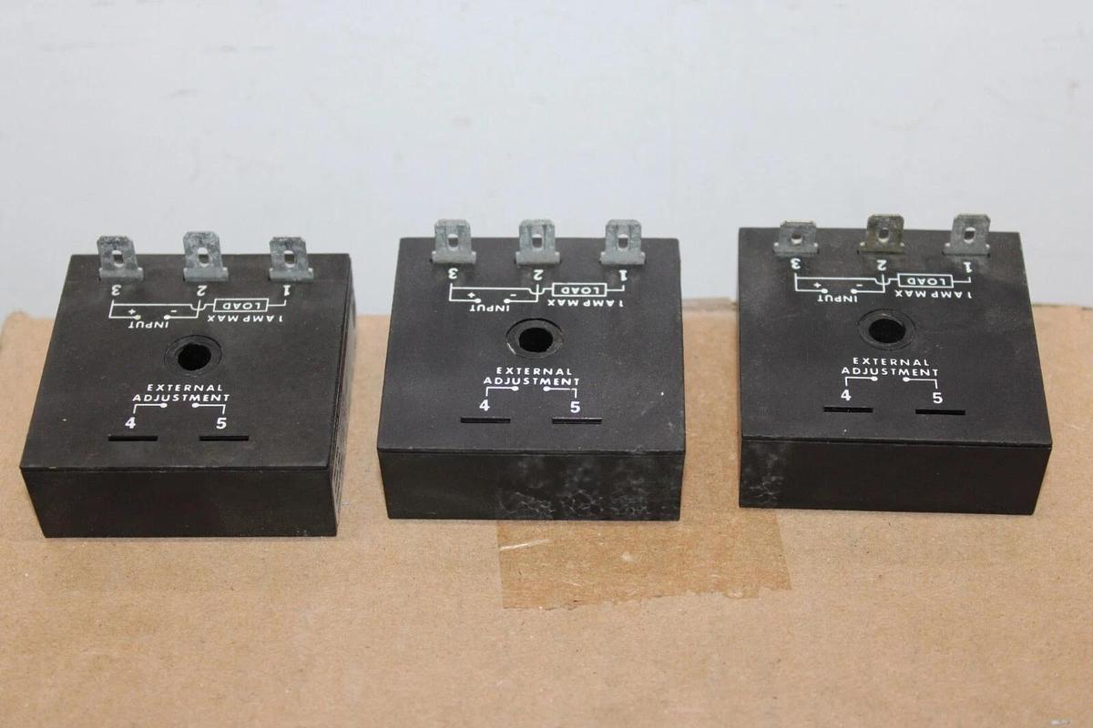 Used LOT OF 3 SSAC SOLID STATE TIMER TS441600 X13270272-05 600 SECOND DELAY 120V 1A