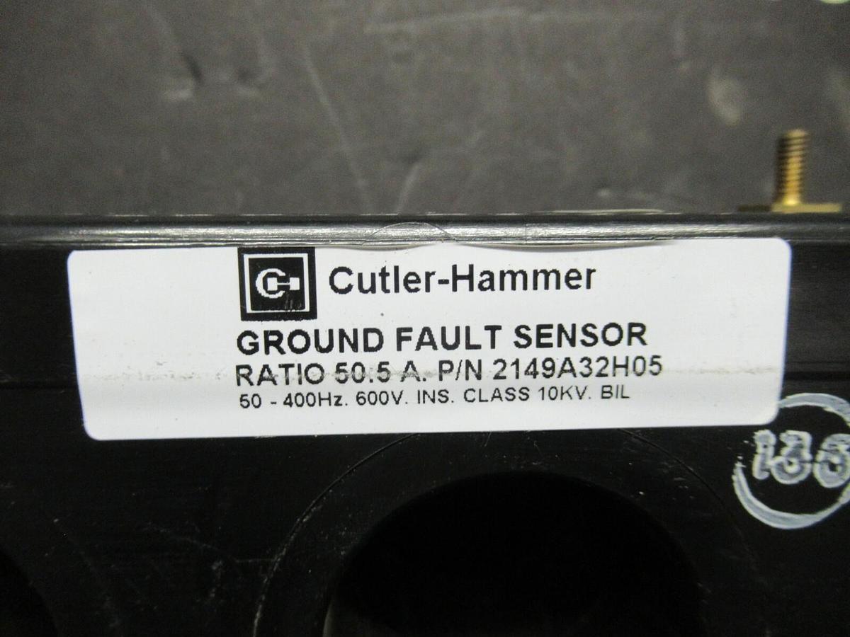 Used CUTLER HAMMER RATIO: 50:5 AMP 2149A32H05 600 VOLT **WARRANTY**