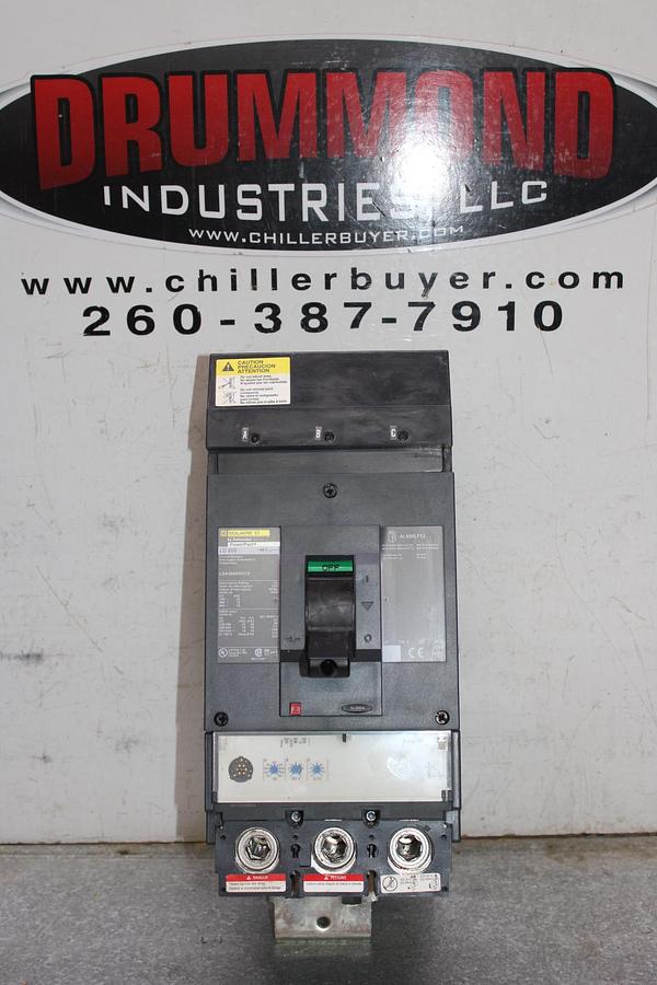 Used SQUARE D I-LINE CIRCUIT BREAKER LA36400 400 AMP 600 VAC 3-POLE
