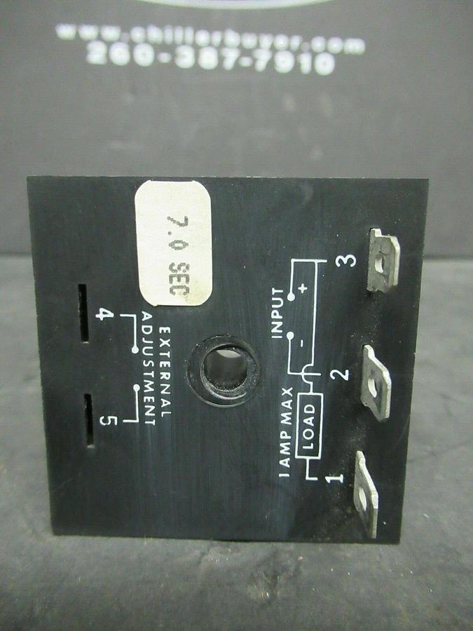 Used SSAC SOLID STATE TIMER TS230A-1114 7 SECOND DELAY 230 VAC 1 AMP