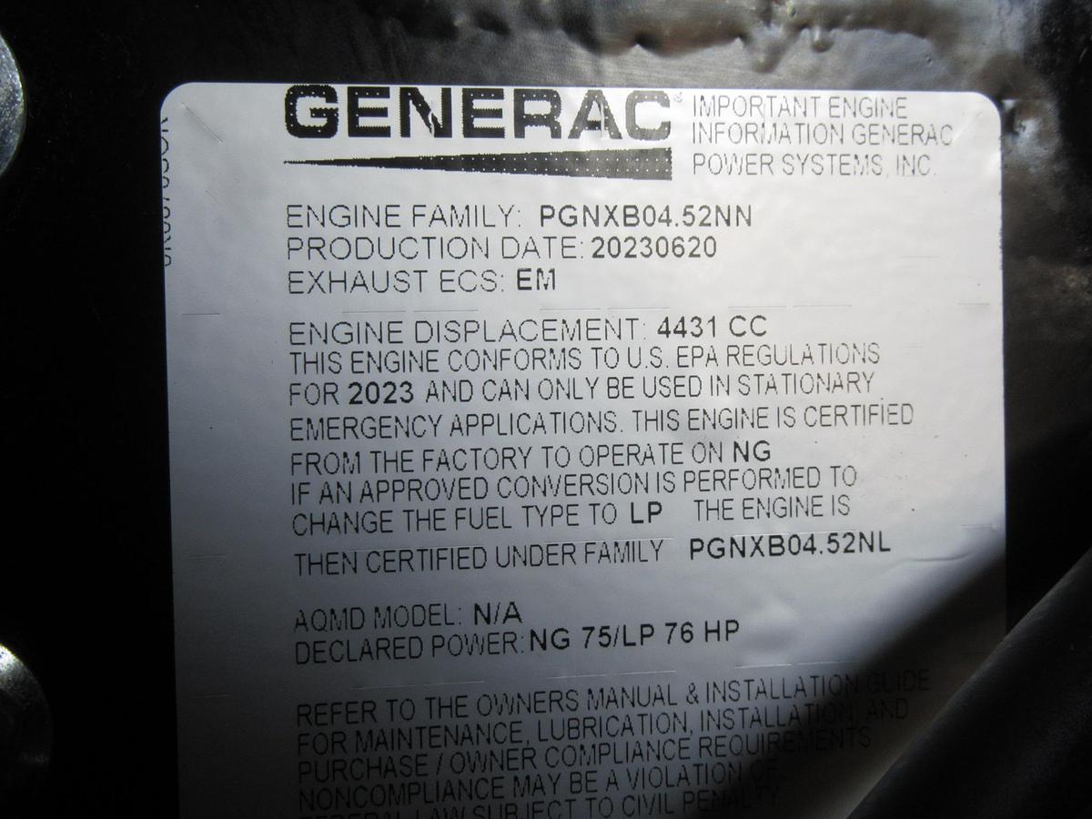 NEW 48 KW GENERATOR NATURAL GAS GENERAC 120/240V  SOUND ENCLOSED VIDEO 50 KW