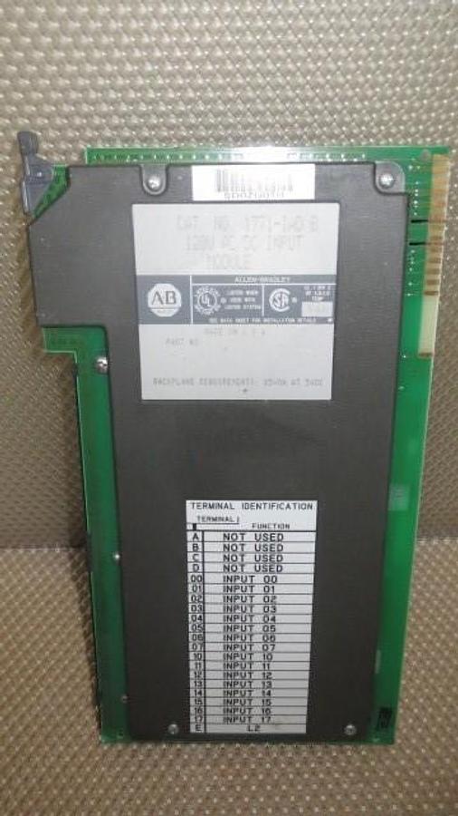 Used ALLEN BRADLEY 120 V AC/DC INPUT MODULE 1771-IAD B **WARRANTY INCLUDED**