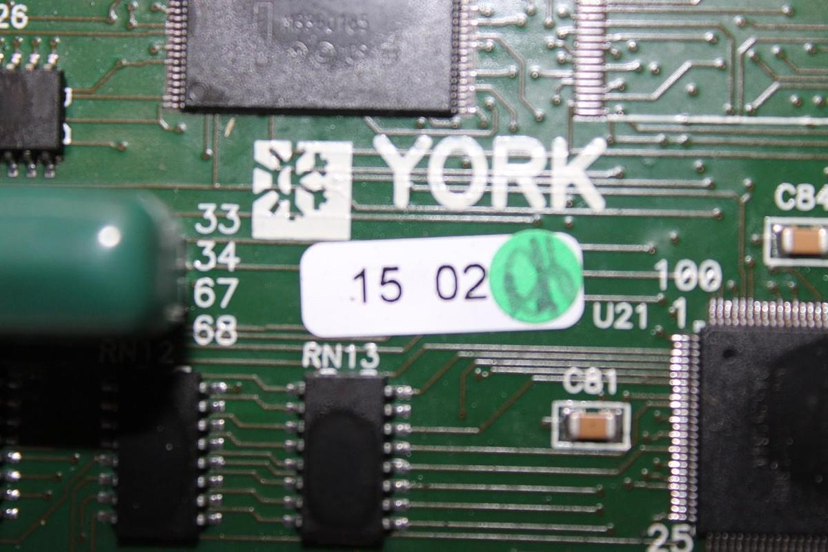 Used YORK CENTRIFUGE CHILLER CONTROL BOARD 031-02430-000 REV. P *WARRANTY*