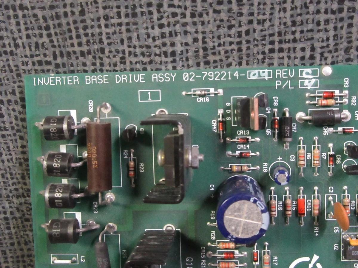 Used LIEBERT INVERTER BASE DRIVE ASSY. 02-792214-04 REV C P/L 4 WARRANTY INCLUDED