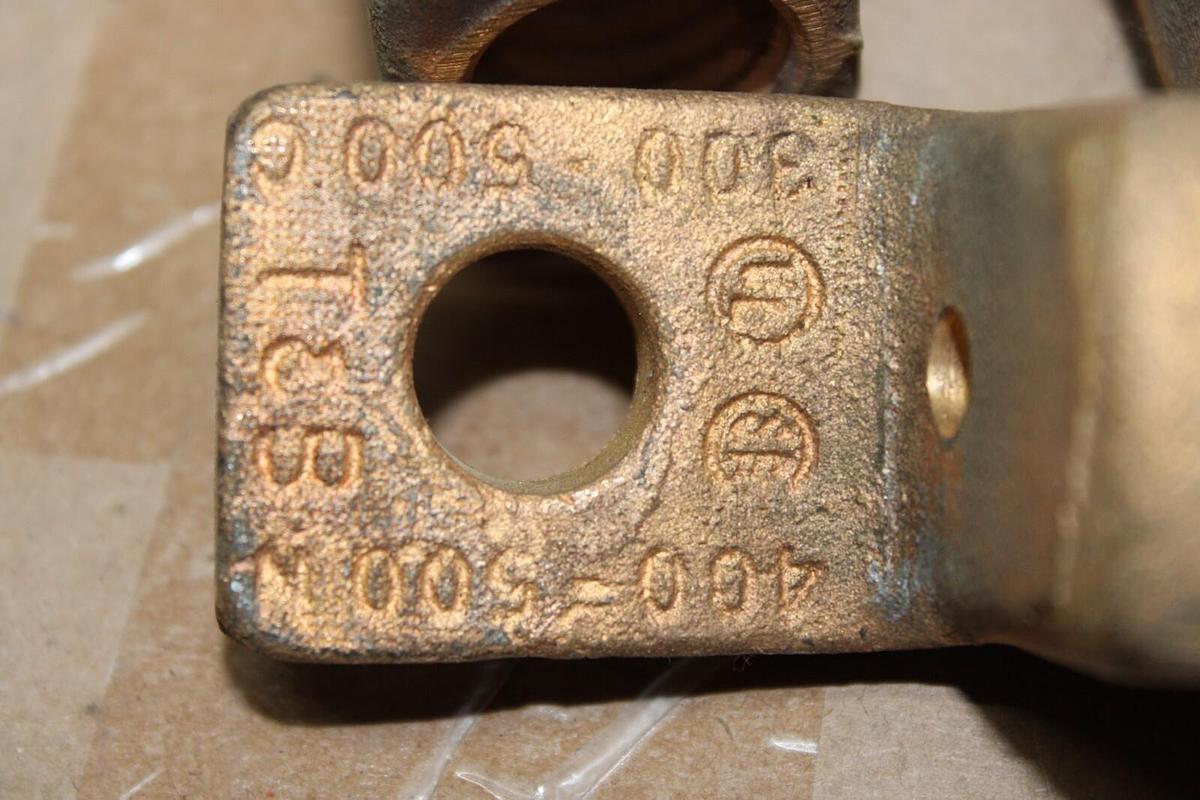 Used LOT OF 3 T&B COPPER TERMINAL LUG 300-500C 400-500N MCM WIRE **WARRANTY**