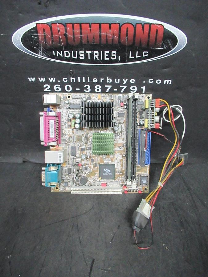 Used VIA TECHNOLOGIES MOTHERBOARD EPIA-5000AG REV. E 13H016100 **WARRANTY**