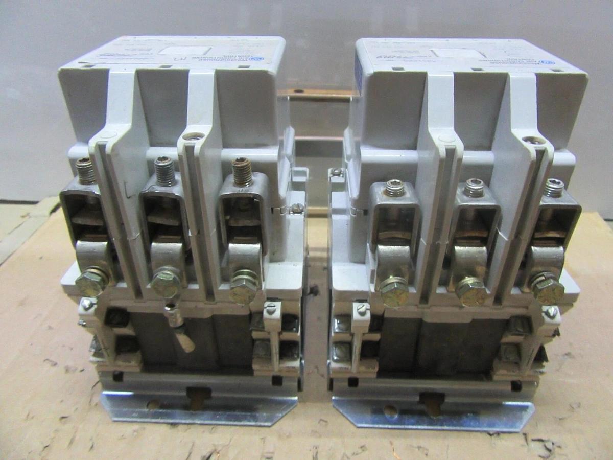 Used WESTINGHOUSE REVERSING CONTACTOR A201KEC 120 AMP 600 VOLT COIL: 110/120 VOLT