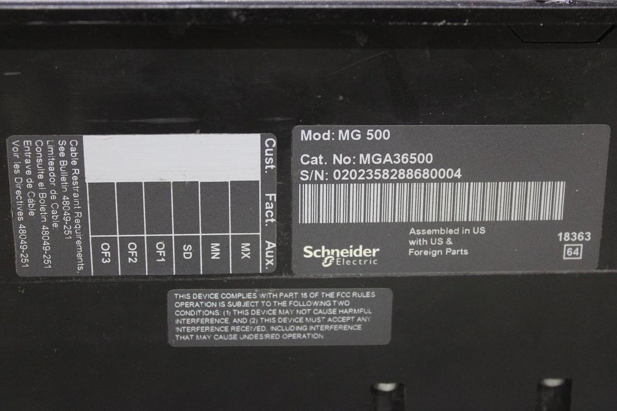 Used SQUARE D I-LINE CIRCUIT BREAKER FC34030 SERIES 3 30 AMP 480 VAC 3-POLE