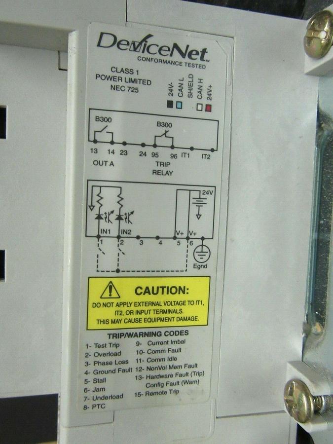 Used ALLEN BRADLEY STARTER 509-DOD-EC1D SER. A NEMA: 3 50 HP 600 VAC W/ 592-EC1DD
