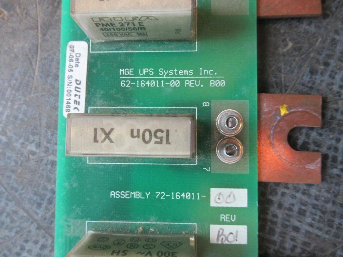 Used MGE UPS CIRCUIT BOARD 62-164011-00 REV B00 **WARRANTY INCLUDED**