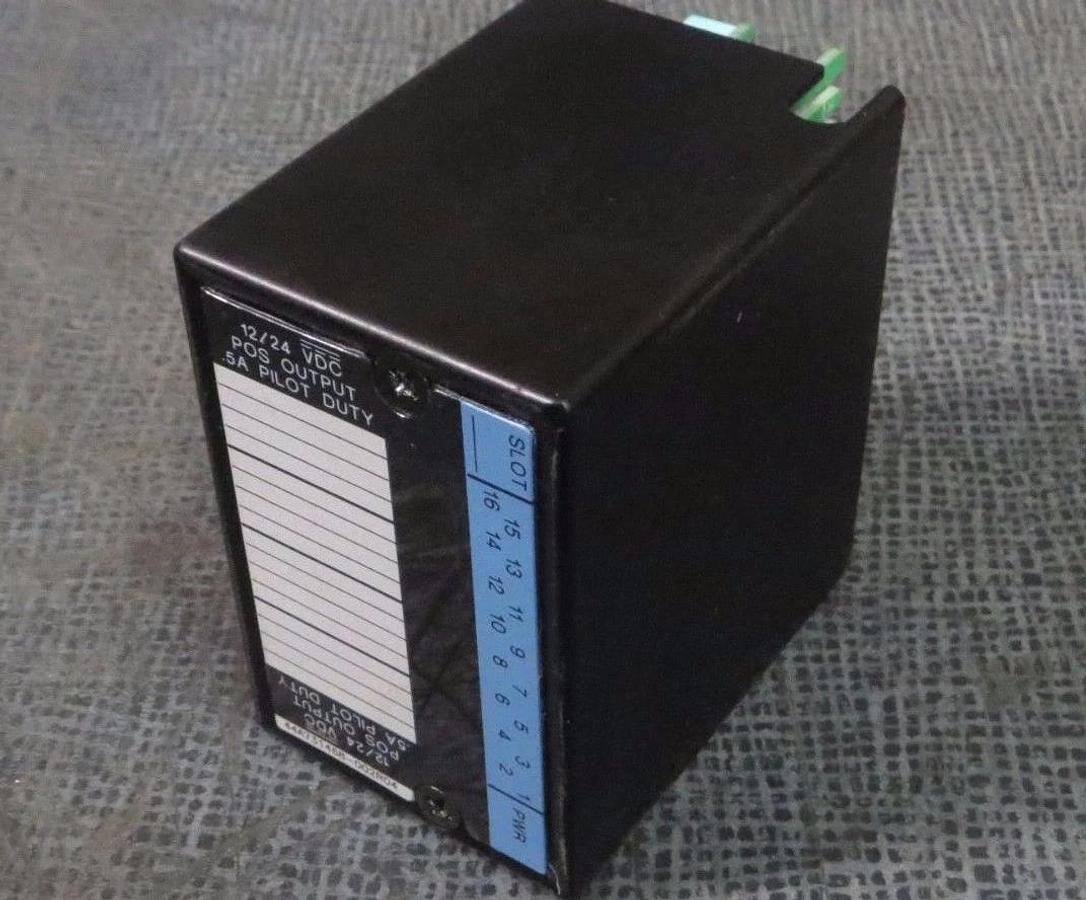 Used GE FANUC OUTPUT MODULE 12/24 VDC 0.5 AMP 16 PT MODEL: IC670MDL740J