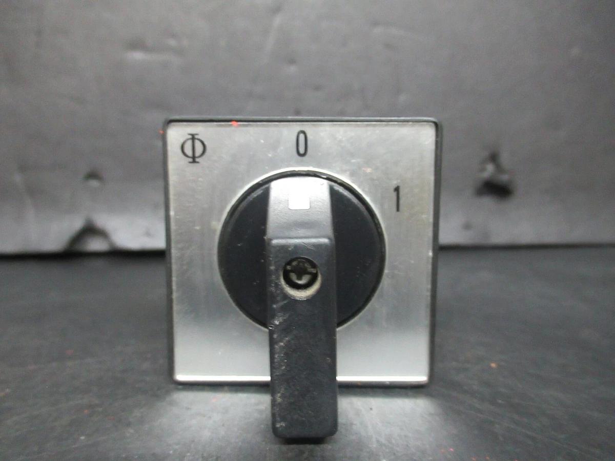 Used KRAUS + NAIMER ROTARY SWITCH CH10 A200 F55694/006-DES 600 VAC 20 AMP 5 HP