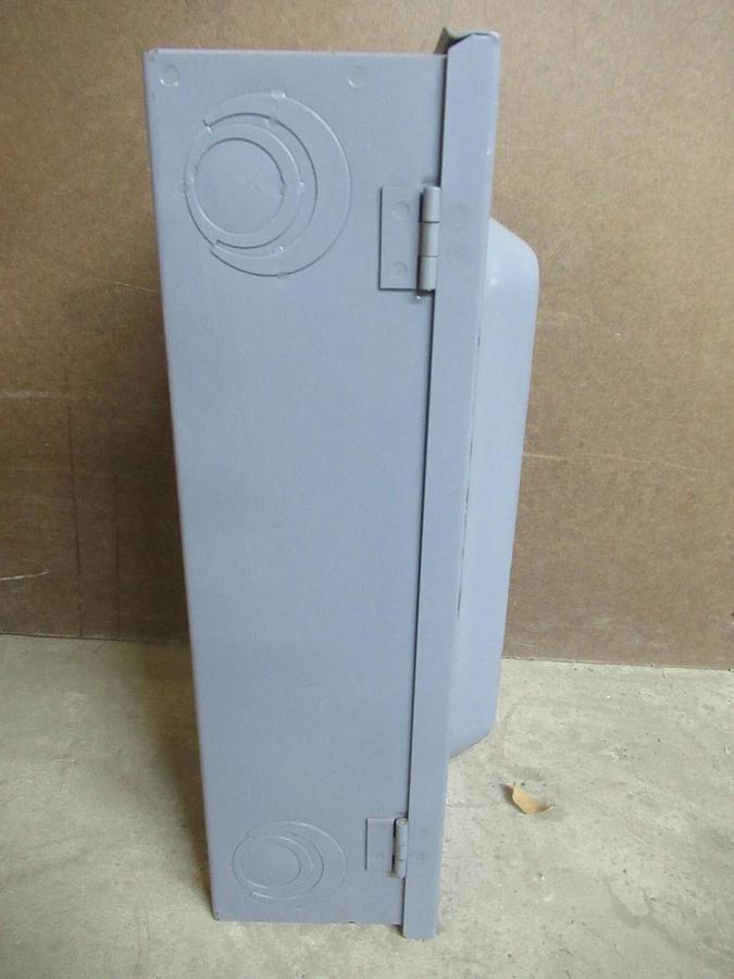 Used SQUARE D HEAVY DUTY SAFETY SWITCH HU362 TYPE 1 ENCL. 60 AMP 60 HP 600 VAC 3-POLE