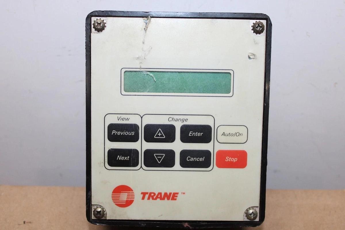 Used TRANE HMI CHILLER PURGE KEYPAD X13650465 6200-0052-04 6400-0854-03 REV. E