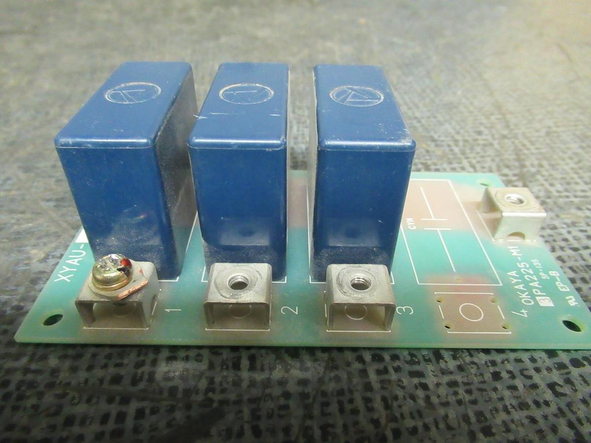 Used OKAYA RELAY CIRCUIT BOARD 3PA225-M1 XYAU-06A**WARRANTY INCLUDED**