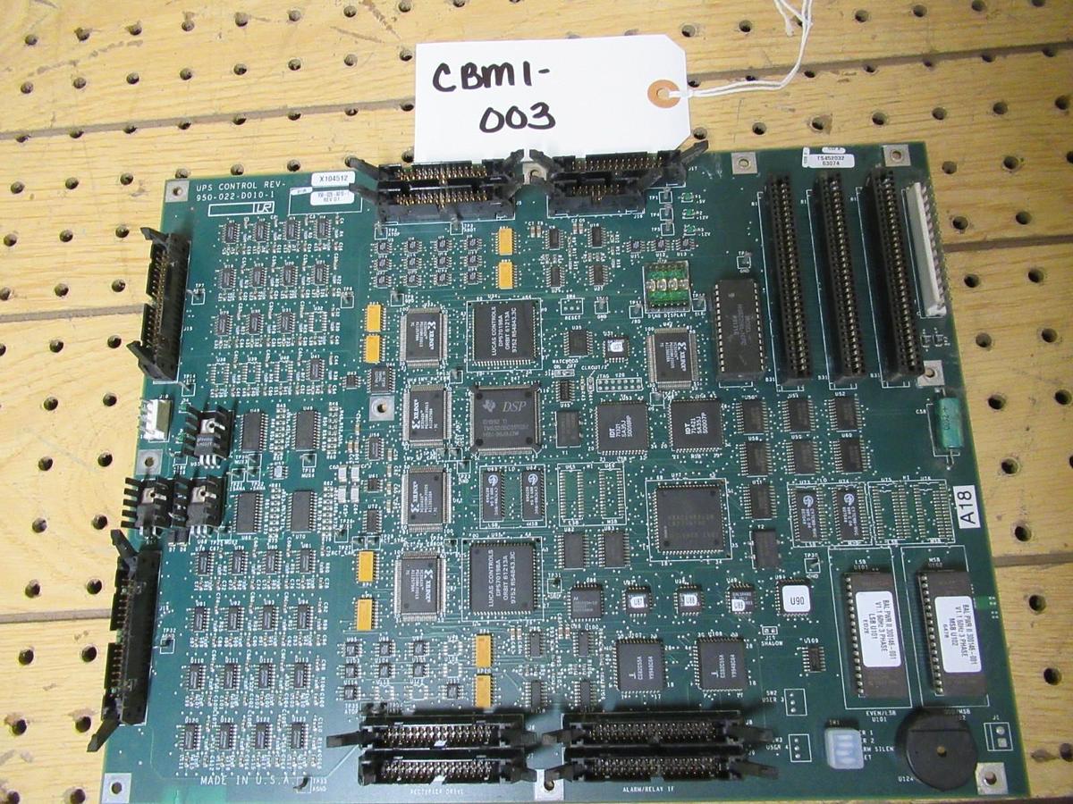 Used INTERNATIONAL POWER SYSTEMS CONTROL BOARD 950-026-A010-1 REV. G1 950-022-D010-1