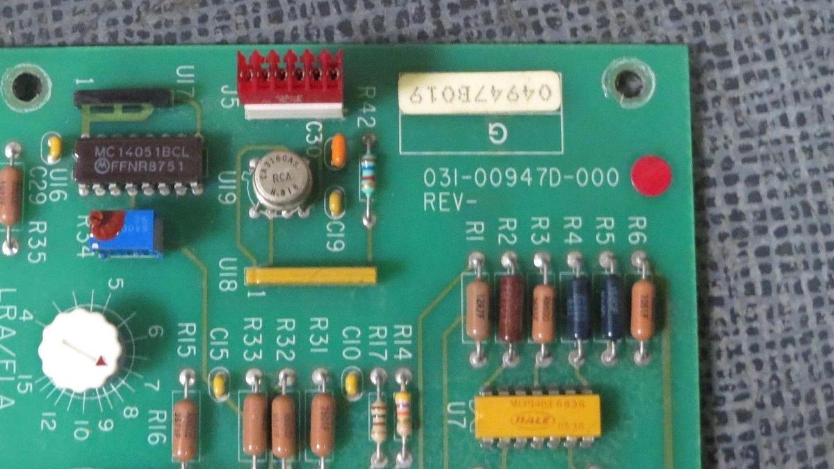 Used YORK CURRENT CONTROL CM-2 CIRCUIT BOARD MODEL 031-00947D-000 **WARRANTY**